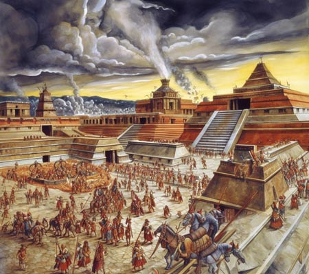 hernan cortes y la conquista de tenochtitlan #conquistahernancortes #conquistaespañola #conquistademexico #caidaimperioazteca