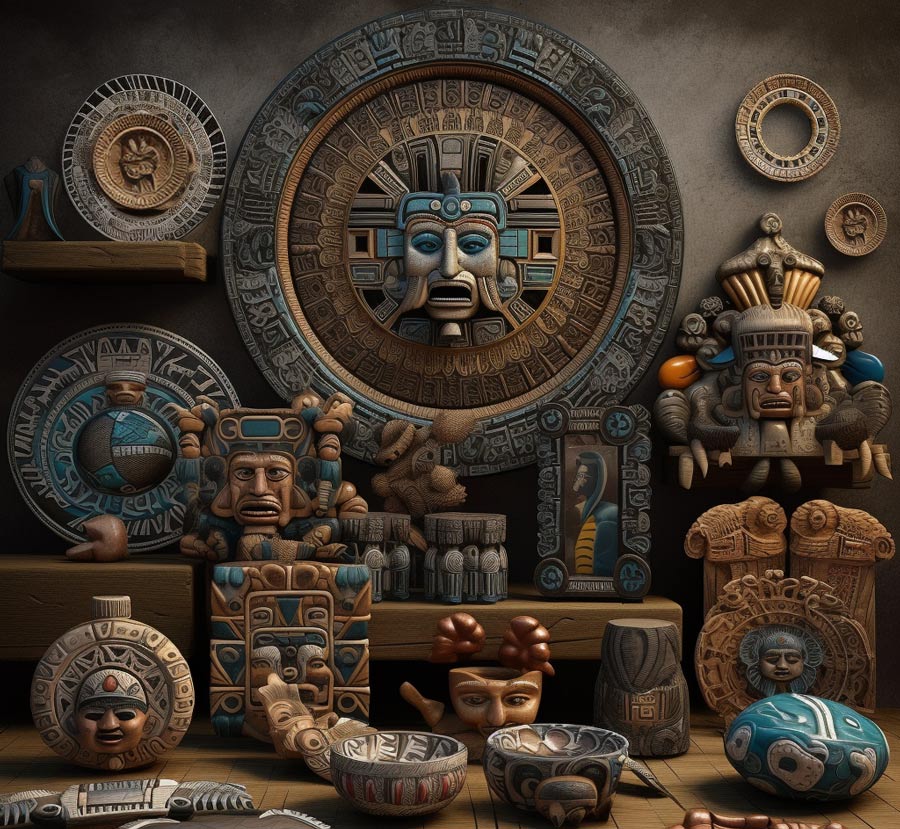 arte azteca #artesaniasaztecas #culturaazteca #legadoazteca