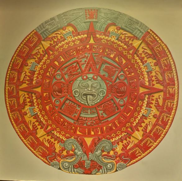 piedra del sol al detalle #museonacionaldeantropologia #museoantropologiamexicano