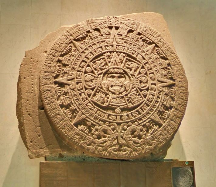 piedra del sol azteca del museo de antropología de méxico #piedradelsol #piedradelsolazteca