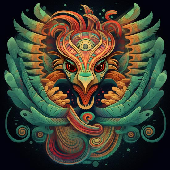 simbolo azteca de la serpiente emplumada #simbolosaztecas