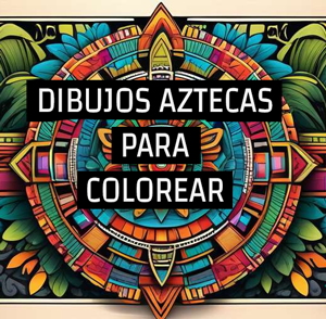 dibujos aztecas para colorear #dibujosaztecas #dibujosparacolorear