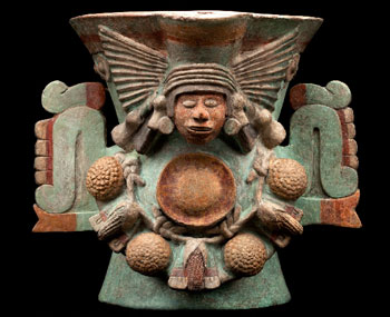brasero de arcilla realizado por los aztecas #arteazteca #arcilla #escultura #ceramica