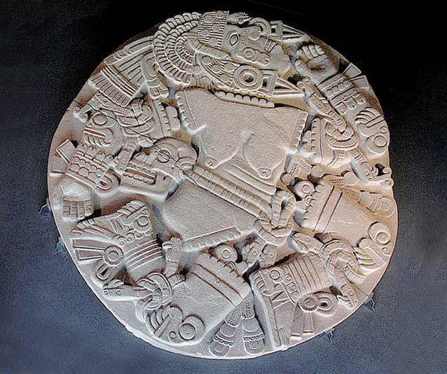 piedra-original-de-coyolxauhqui #arteazteca